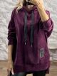 Lil-Velvet Hooded Sweatshirt-19103/Magenta