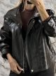 Lil-Leather Jacket-1025/Chocolat