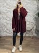 Lil-Teddy Coat-230124/Burgundy