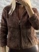 Gyn-Fluffy Cardigan-1520/Chocolat