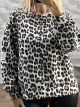 Lil-Leopard Sweatshirt-16245/Ecru
