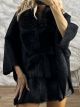 Lok-Eco Furry Coat-9918/Black