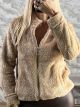 Gyn-Fluffy Cardigan-1520/Camel