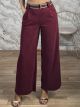 Lil-Cords TwoToned Belt Pants-24557/Burgundy