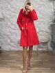 The-Fur&Buttons Coat-3449/Red