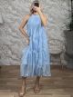 Full Ruffles Viscose Dress-6159/Ciel