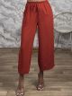 Cropped Highwaist Pants-24806/Ecai