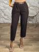Lok-Cord Belt Pants-81944/Chocolat