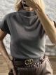 Lil-Lurex Knitted Top-69925/Grey