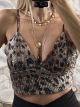 Sequins Print Crop Top/Leo3