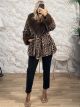 Kun-Animal Print Furry Coat-79907/Leo