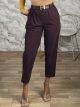 Lok-Cord Belt Pants-81944/Burgundy