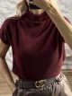 Lil-Lurex Knitted Top-69925/Burgundy