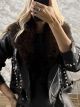 Ton-Studs&Fur Leather Jacket/Chocolat