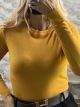 The-Soft Knitted Top-1218/Yellow