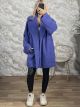 Lil-Teddy Coat-230124/Lilac-Blue