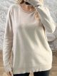 Zoz-Glitter Soft Sweater-1387/Beige