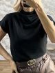 Lil-Lurex Knitted Top-69925/Black