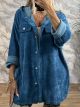 Soft Cord Hood Shirt/Petrol