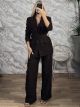 Zoz-Velvet Suit-3366160/Chocolat