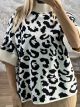 Sar-Leo Knitted Sweater-2227/Vanilla&Black