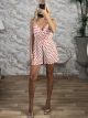 Strawberries Summer Playsuit-8904/White