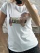 Dog In Clothes Cotton T-Shirt-5256/Beige