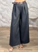 Lil-Highwaist Belt Pants-30882/Black