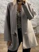 The-Σακάκι Oversized-22125/Mocca