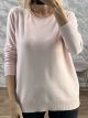 Zoz-Glitter Soft Sweater-1387/Light Pink