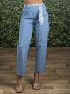 Scarf Belt Highwaist Pants/Ciel