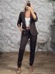 Lok-LowWaist Suit-100/Chocolat