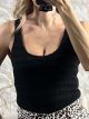 Textured Bodysuit-KK06/Black