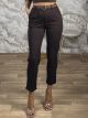Lil-Viscose Elastic Belt Pants-2037/Chocolat
