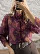 Lok-Viscose Floral JPNS Shirt-2597/Magenta