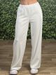 Z-Gold Rings SweatPants/White