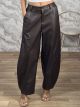 Zoz-Leather Pants-30187130/Chocolat