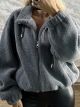 Lil-Teddy Bomber Jacket-230123/Grey