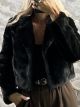 Short Eco Fur-23045/Black
