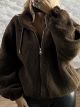 Lil-Teddy Bomber Jacket-230123/Chocolat