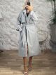 The-Belt Trench Coat-10805/Grey