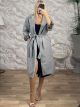 The-Leopard Lining Coat-11883/Grey