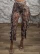 Summer Beach Animal Pants-5888/Leopard