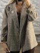 Lnd-Woolen Multi Blazer-1592/N6