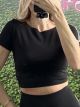 GLOW Stripe Top/Black