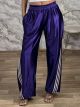 The-Satin ThreeStripes Pants-51888/Lila