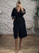 The-Leopard Lining Coat-11883/Black