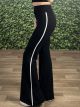  GLOW Stripe Cabbana Pants/Black