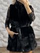 Spi-Furry Leather Belt Vest/Black