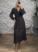 Ste-Viscose Maxi Dress-13072/Petrol